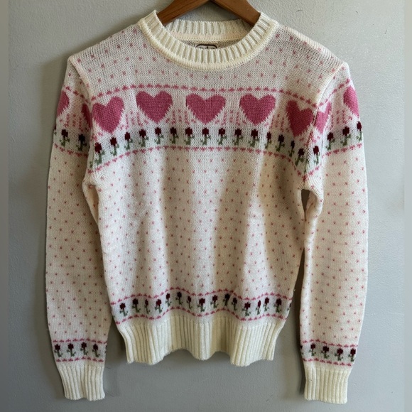 SKIVA vintage acrylic sweater size Small - Picture 1 of 6